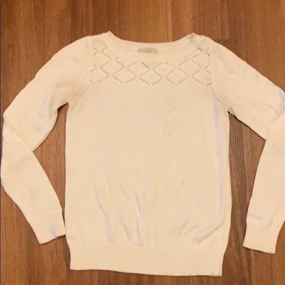 Off White LOFT Sweater